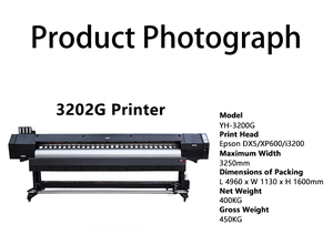 Yinghe 3.2m Dual Head Eco Solvent Printer 10ft Large Format Outdoor Inkjet Printer for Outdoor Flex Pvc Banner Printing - Product Image 5