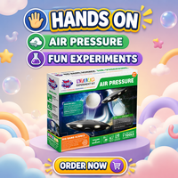 Kit d'apprentissage ODM/OEM BIG BANG SCIENCE : Kit d'exploration de la pression atmosphérique pour l'apprentissage pratique de la physique des étudiants
