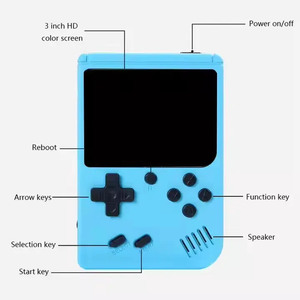 미니 레트로 싱글 플레이어 게임 콘솔 500 내장 된 게임 휴대용 게이머 어린 시절의 추억을위한 클래식 장난감 만든 플라스틱 - Product Image 5
