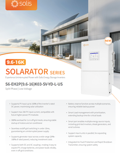 Inversor Híbrido <span class=keywords><strong>Solis</strong></span> de 9-16kW, Listo para Generador, Puerto Inteligente, Acoplamiento a CA, Gestión de Carga para Solar+Almacenamiento - Product Image 2