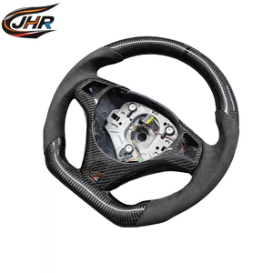 พวงมาลัยแต่ง JHR TUNING ทรงสปอร์ต หนังแท้และคาร์บอนไฟเบอร์ แบบแบน/ทรง D สำหรับ <span class=keywords><strong>E90</strong></span> พร้อมด้ามจับขนาด 30 มม. ปรับแต่งสีเย็บได้ - Product Image 2