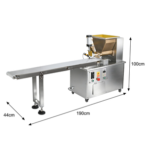 Machine extrudeuse de pâte à biscuits pour barres énergétiques, pâtisseries, pains, avec convoyeur automatique en acier inoxydable - Product Image 3
