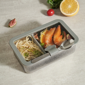 <span class=keywords><strong>Set</strong></span> di Contenitori <span class=keywords><strong>per</strong></span> Alimenti Lekfre in Titanio con Coperchio in Vetro - 1250ml + 75ml <span class=keywords><strong>per</strong></span> Campeggio e Conservazione della Freschezza - Product Image 2