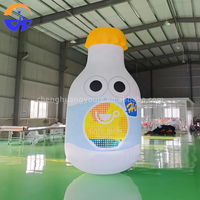 Bouteille de lait gonflable personnalisée en forme de dessin animé - Modèle Chenghuang 0115XL - Accessoire décoratif pour événements extérieurs, centres commerciaux et expositions thématiques - 14 ans et plus
