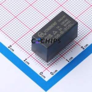 YT106-S-205L Signal Relay DIP-8 Relay 5V 2 Changeover: 2C (DPDT-Changeover)::: 8 125V-AC/30V-DC - Product Image 1