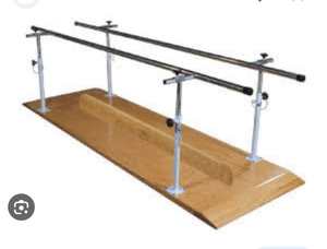 Peralatan rehabilitasi terapi fisik, batang paralel rehabilitasi dapat diatur tinggi berjalan - Product Image 5