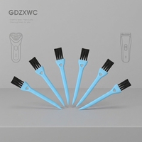 Grattoir 2-en-1 bleu fin à pointe, brosse de nettoyage bleu-noir pour rasoirs et tondeuses à cheveux, gadget ménager innovant, 11 couleurs