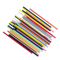 Pailles à boire en papier biodégradables écologiques sans colorants durables noires pour les fêtes Accessoires de bar