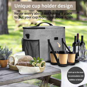 Sac isotherme étanche pour boîte à lunch de camping et de voyage en plein air avec logo personnalisé stockage réutilisable et recyclable d'isolation écologique - Product Image 6