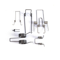 Clip à ressort en acier au carbone galvanisé nickelé pour éclairage LED encastré, ressort de torsion pour meubles