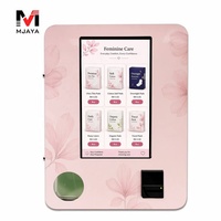 Máquina Expendedora Mini de Pared con Pantalla Táctil de 21.5 Pulgadas, Dispensador de Autoservicio de 5 Selecciones para Cosméticos, Condones y Productos de Belleza