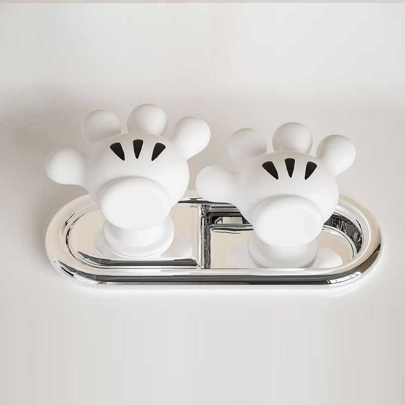 Bouton poussoir de toilette Mickey Mouse [1 pièce]