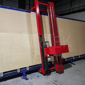 Scie à panneaux verticale automatique professionnelle industrielle PM6020A pour le travail du bois, la découpe et le rainurage du MDF et du contreplaqué - Product Image 2