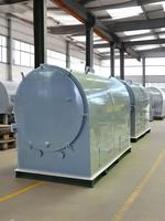 Four de carbonisation motorisé à haute température pour paille et bois, écologique, vert, capacité 0,3-3t/jour, économie d'énergie