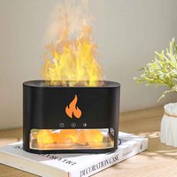 Diffuseur d'arômes ultrasonique 3D à flamme, portable, écologique, USB, humidificateur, 200 ml, plastique, garantie 1 an, pour voitures, maisons, hôtels