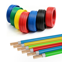 Kabel Listrik Bangunan Umum Berisolasi PVC Tembaga BVV 450/750V untuk Penggunaan Dalam Ruangan