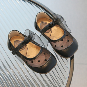 <span class=keywords><strong>Scarpe</strong></span> eleganti da ragazza 2025 primavera nuove <span class=keywords><strong>scarpe</strong></span> da <span class=keywords><strong>bambina</strong></span> in Mesh traspirante Bowknot Mary Jane principessa - Product Image 2