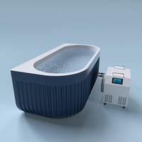 Baignoire acrylique Offre Spéciale baignoire autoportante au design moderne baignoire blanche autoportante de massage froide baignoire plongeante