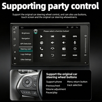 Radio Mobil Android GPS Player untuk Toyota Crown Layar Sentuh 7 Inch Carplay Auto Stereo Mobil Autoradio Video dengan BT FM USB