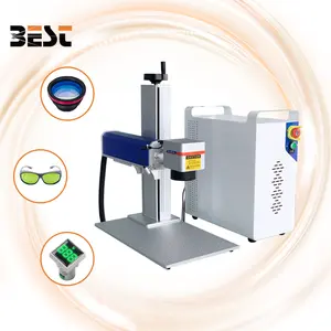 Serat laser 30w mesin penanda printer & pemindai ukiran plotter tag telinga