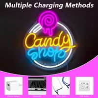 Lampe de table LED néon en forme de lapin, lumière blanche chaude, base en HIPS, alimentée par piles, veilleuse pour chevet, décoration de chambre, enseigne néon personnalisée