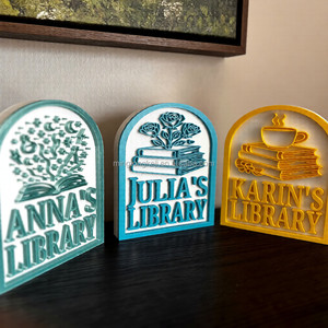 Panneau de bibliothèque personnalisé de haute qualité, imprimé en 3D, en PLA, accessoires de marque OEM - Product Image 3