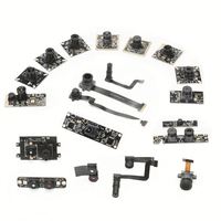 Modul Kamera WFH/OLT OV2640-M12 Modul Lensa Lebar OV2640 dengan Lubang Sekrup Posisi Driver ESP32 OV2640