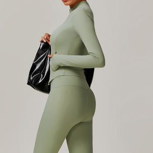 ملابس نسائية للصالة الرياضية ملابس رياضية للياقة البدنية من قطعتين بدلة رياضية <span class=keywords><strong>Activewear</strong></span> مجموعة رياضية نسائية - Product Image 5