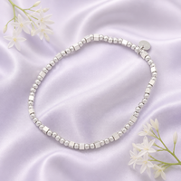 Chaîne à perles en acier inoxydable poli miroir, couleur argent, simple et minimaliste, pour usage quotidien, bijoux imperméables
