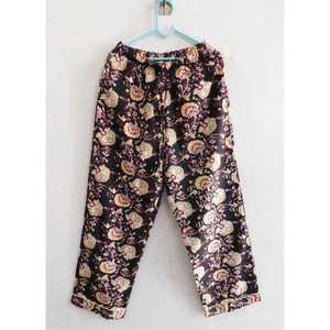 Women Casual Floral Printed 100% Cotton Pajama Set Long Sleeve Woven Shirt and <b>Pants</b> Summer Night Suit Breathable Soft Sleepwear - Product Image 4