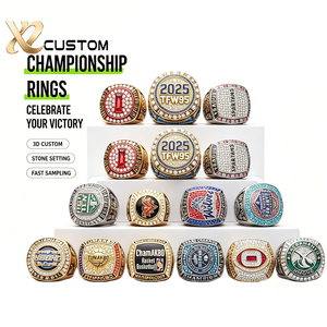 Anillo de Campeonato de Hockey sobre Hielo Personalizado con Logotipo, ODM OEM, Anillo de Trofeo Deportivo para <span class=keywords><strong>Hombre</strong></span>, para Premio de Equipo de Liga de Hockey, Recuerdo, Regalo - Product Image 2