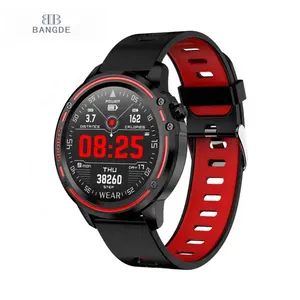 Ucuz akıllı saat L8 erkekler IP68 su geçirmez Reloj Hombre spor Smartwatch ekg PPG kan basıncı nabız
