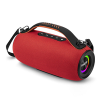 Altavoz Portátil Gu-133 BOOMBOX con Woofer de Tela, Bluetooth, Asa, Sonido Estéreo, Bajos de Alta Fidelidad, Música, Altavoz para Exteriores Resistente al Agua, Radio FM