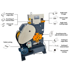 Machine de découpe et de poinçonnage multifonctionnelle pneumatique personnalisée QA32-14B de l'usine ChangLai, moteur 5,5 kW pour acier profilé et fer cornière - Product Image 2