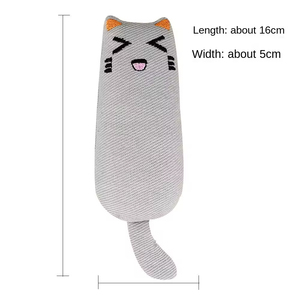 Cute <b>Interactive</b> Eco-Friendly Anxiety Relief Medium Chewable Catnip Plush <b>Toy</b> Solid Pattern for <b>Cats</b>-Polyester Material - Product Image 6