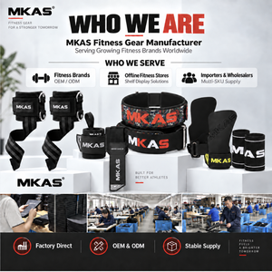 MKAS Custom Elastic Wrist Brace Heavy Duty Gym Safety Gear <strong>Weightlifting</strong> Power Lifting Workouts Sports Workout Support <strong>Wrap</strong> - Product Image 5