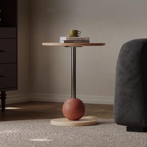 Jins <span class=keywords><strong>โต๊ะ</strong></span>ข้างเตียงขนาดเล็กสไตล์<span class=keywords><strong>ญี่ปุ่น</strong></span>, <span class=keywords><strong>โต๊ะ</strong></span>ข้างเตียงและ<span class=keywords><strong>โต๊ะ</strong></span>กาแฟห้องรับแขกเฟอร์นิเจอร์ข้างเตียงหินธรรมชาติ - Product Image 2