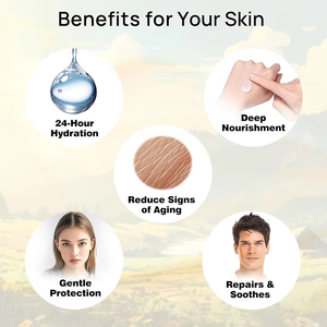 <span class=keywords><strong>Baume</strong></span> hydratant pour le visage et les lèvres <span class=keywords><strong>au</strong></span> suif biologique nourri à l'herbe et <span class=keywords><strong>au</strong></span> <span class=keywords><strong>miel</strong></span>, hydratation intense pour le visage et le corps - Product Image 4