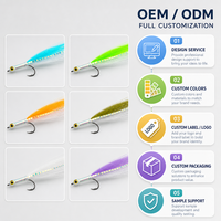 Leurre de pêche à la mouche Streamer 3D à gros yeux pour attirer les truites, mouches artificielles à longue tige, plusieurs couleurs pour rivières et cours d'eau