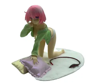 Anime Character Peripheral TO LOVE Momo Belia Deviluke Green Pajama Kneeling Figure Action Figure