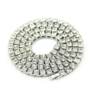 Iced Out CZ Tennis Chain Collares Collar de tenis de una hilera - Product Image 3
