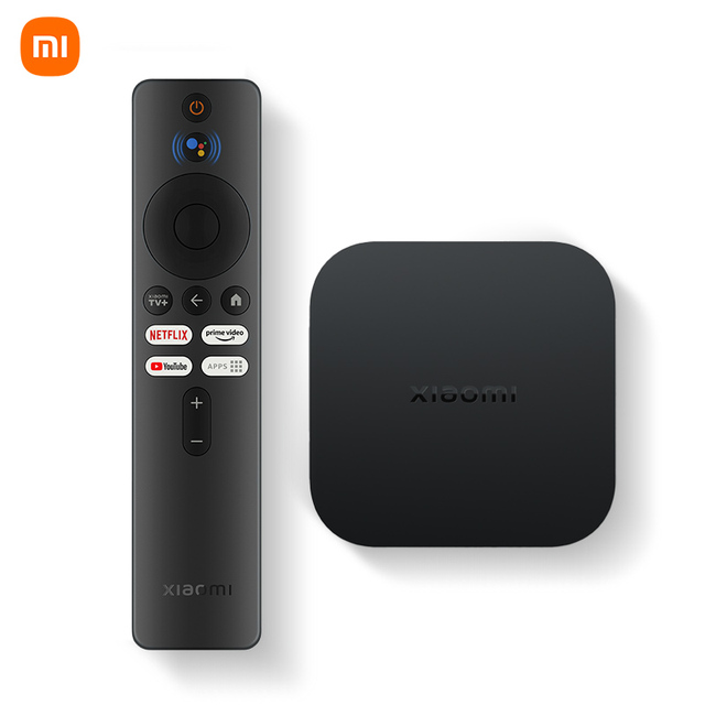 For TV Box S (2nd Gen) Quad Core Cortex-A55 4K Ultra HD for TV Streaming Media Player Dual Band WiFi Black