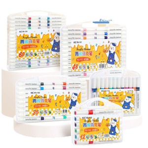 Marcadores acrílicos artísticos de 80 colores, lavables, no tóxicos, para uso escolar infantil. - Product Image 3