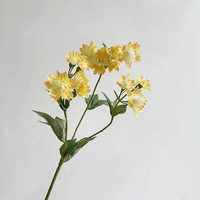 Bunga Sutra Buatan Campuran Berbagai Jenis (Star Celery Erythrina Dandelion) Tanaman Hijau Buatan Tangan Realistis untuk Dekorasi Rumah dan Pernikahan