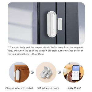 Tuya thông minh Wifi Cảm biến cửa Alexa Google nhà Smartlife tự động báo động cửa sổ mở/đóng Máy dò thế hệ mới nhà thông minh - Product Image 6