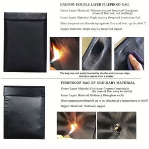 Wholesale Waterproof and Fireproof File Folder <b>Bag</b> Safe Storage for Filing Products - Product Image 4