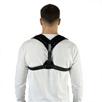 Correcteur de posture réglable en néoprène, respirant, antidérapant, avec soutien dorsal et fermeture auto-agrippante pour l'entraînement physique
