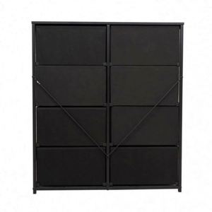 Modern Living Room Fabric <b>Cabinets</b> With Freestanding Durable Stainless Steel MDF Panel and Pine Wood Various Colors - Product Image 5