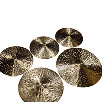 Kingdo High Quality B20 Handmade Professional Dark Moon Series Cymbal Set Drum Kit Percussion Instrument