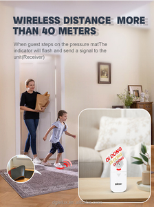 Sonnette d'alarme sans fil avec capteur, sécurité domestique, anti-chute, alarme à volume élevé - Product Image 6
